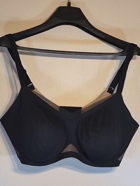 Honeylove Black Seamless Tshirt Bra 42C/D